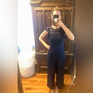 Michael Michael Kors Sleeve Cropped Jumpsuit
XS | Navy